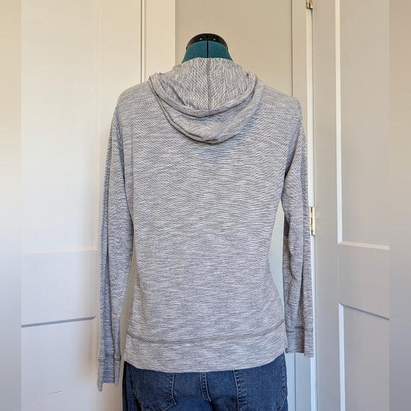 Hanes Womens Hoodie Medium Full Zip Long Sleeve Grey Fitness Active Athleisure - Picture 2 of 6